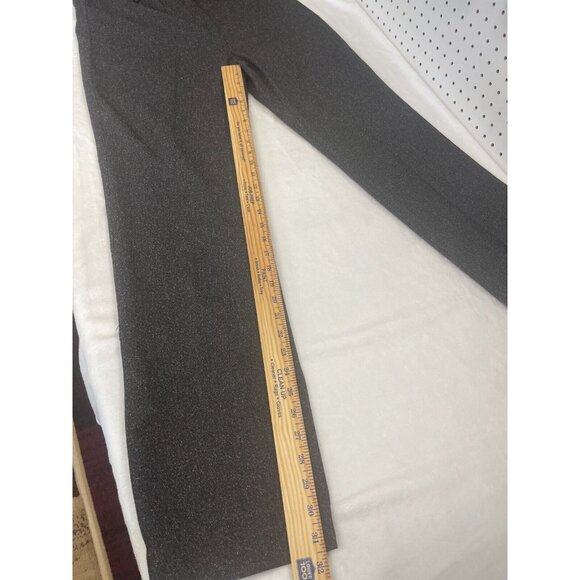 Charter Club Womens Charcoal Gray Speckled Straight Leg Pants Size 12 Flat Front - Picture 8 of 9